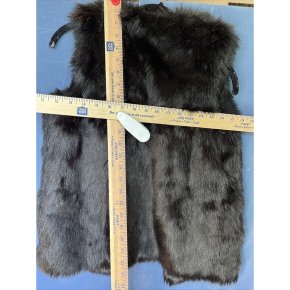 Mossimo Vest Womens Size X-Small Faux Fur Lined soft Fall Cozy - Picture 6 of 6